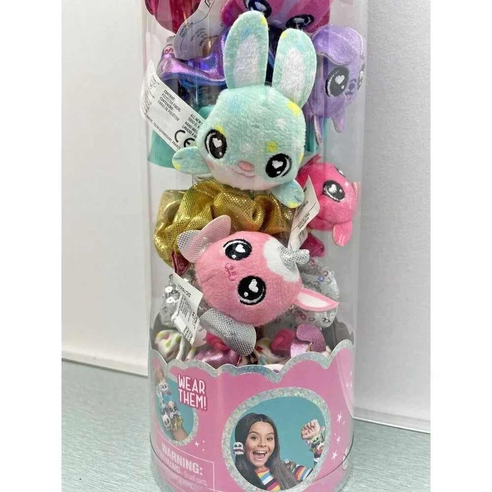 ScrunchMiez 7Pack -Exclusive Scrunchies -Transforms From Hair Scrunchie to Plush